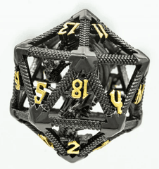 Foam Brain Dice: D20 Hollow Dragon Keep Night FBG5074